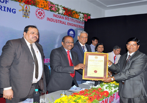 Performance Excellence Award for 2012-13 by Indian Institution of Industrial Engineers (IIIE)
